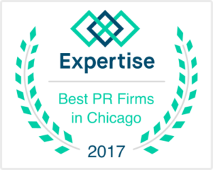 Recognized as one of the Best Chicago PR Firms by Expertise.com